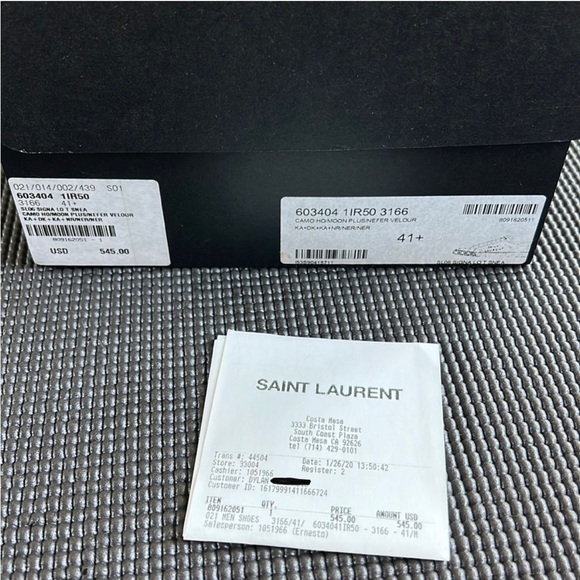 SAINT LAURENT MEN SNEAKERS - Picture 8 of 8